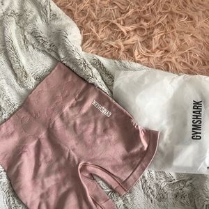 NWT gymshark pink adapt camo shorts